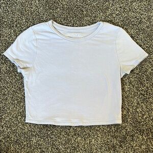 Women's Light Purple Crop Top